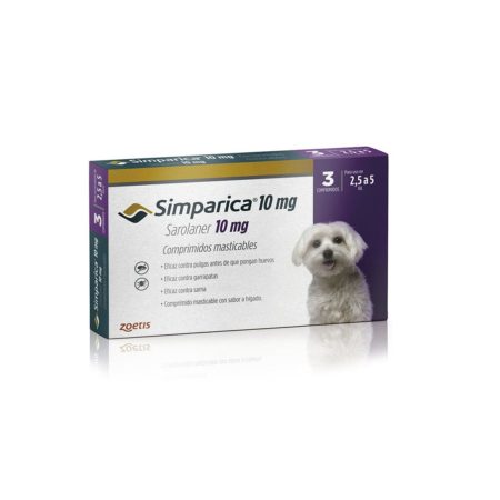 10mg 450x450 - Simparica 10 mg (2,5 a 5 Kg)