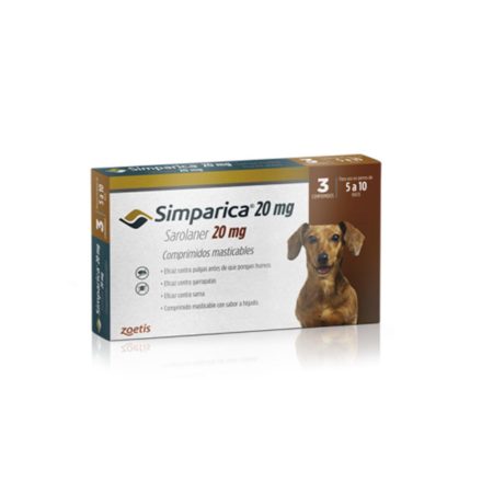 20 mg 450x450 - Simparica 20 mg (5 a 10 Kg)