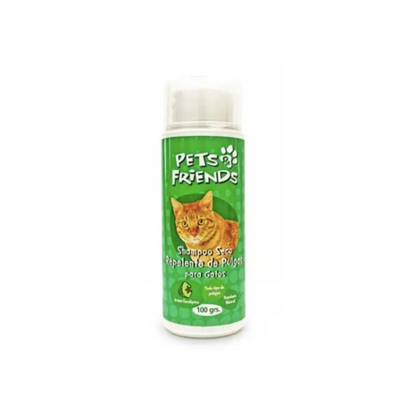 gato 595x595 - Shampoo Seco Repelente Gato Pets & Friends