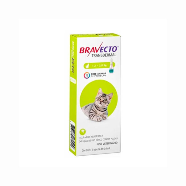 gato1 595x595 - Bravecto Gato 1,2 a 2,8 kg