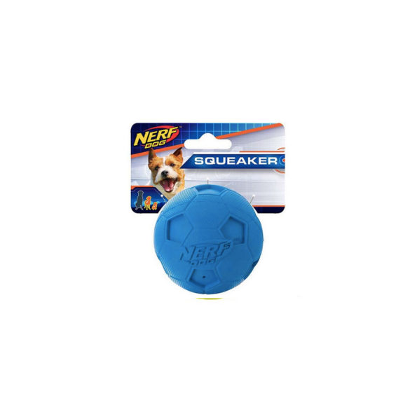 soccer blue 595x595 - Nerf Soccer Ball blue Squeak