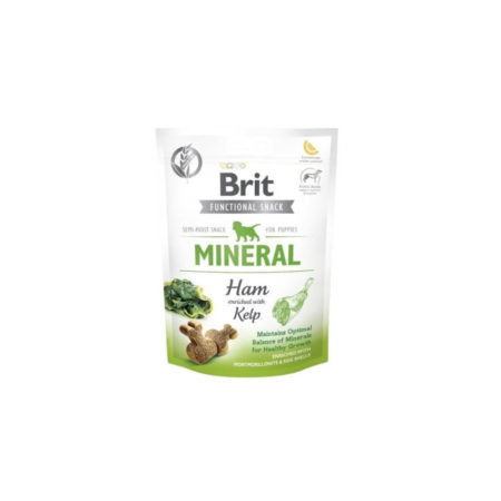 mineral 450x450 - Brit Care Snack Mineral Ham 150 gr