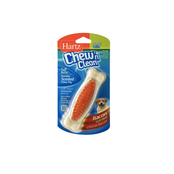 Chew S 595x595 - Hartz Chew Clean Tuff Bone Dog Toy S