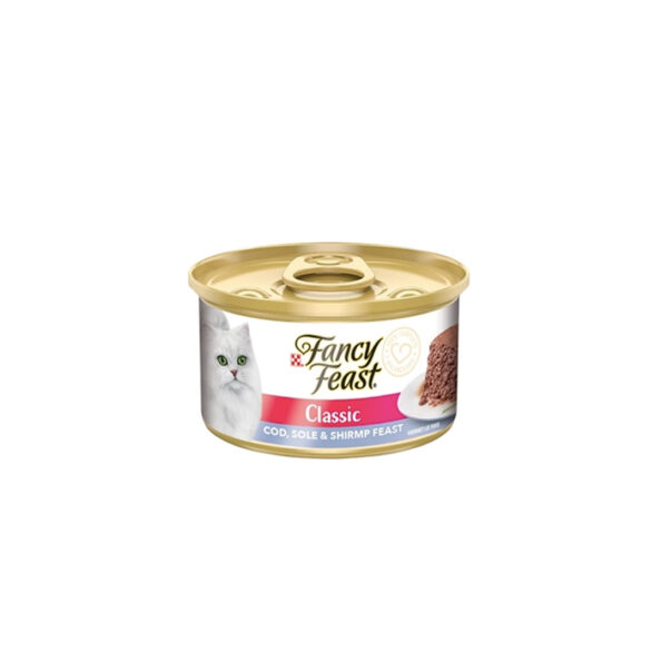 camaron 595x595 - Lata Fancy Feast Classic Pescado y Camaron  85 g