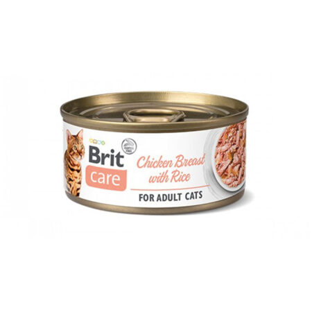 chickenbreast 450x450 - Lata Brit Care Cat Chicken Breast with rice 70 g